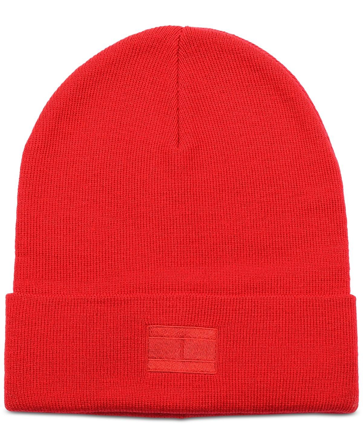 Tommy Hilfiger Mens Ghost Logo Embroidered Beanie Product Image