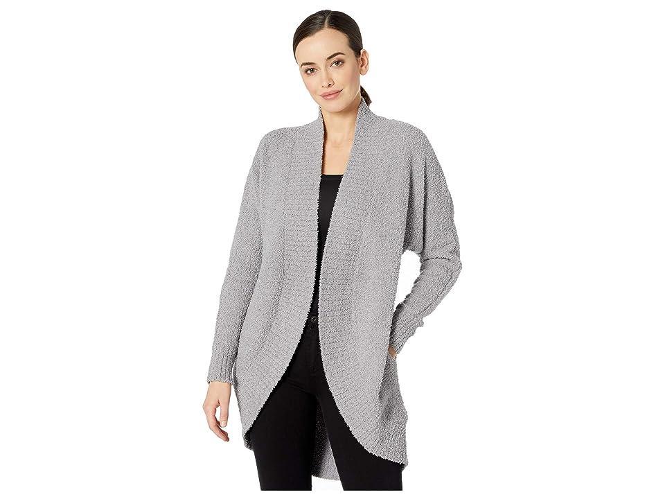 UGG Fremont Fluffy Knit Cardigan (Grey) Women's Sweater Product Image