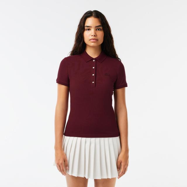 Women's L.12.D Slim Fit Stretch Mini Piqué Polo Product Image