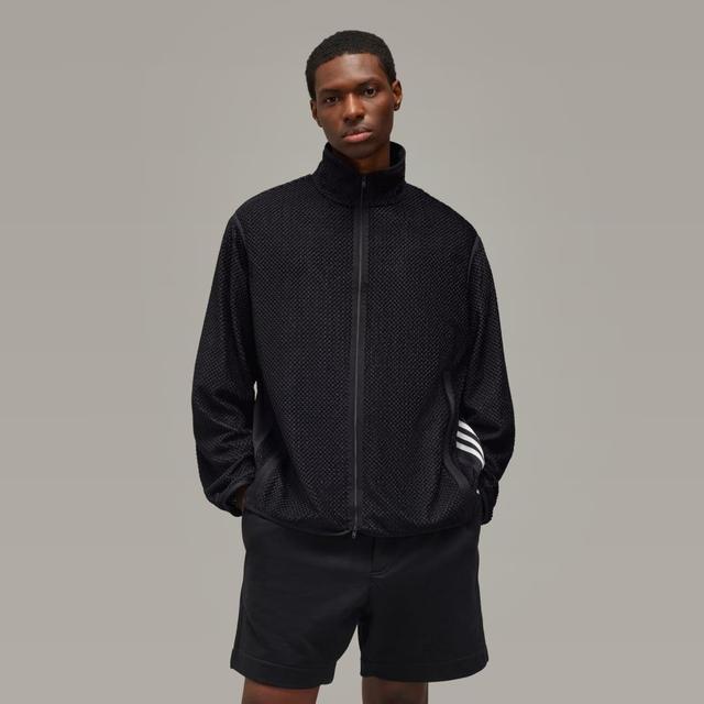 adidas WAFFLE WA SHIRT Black S Mens Product Image