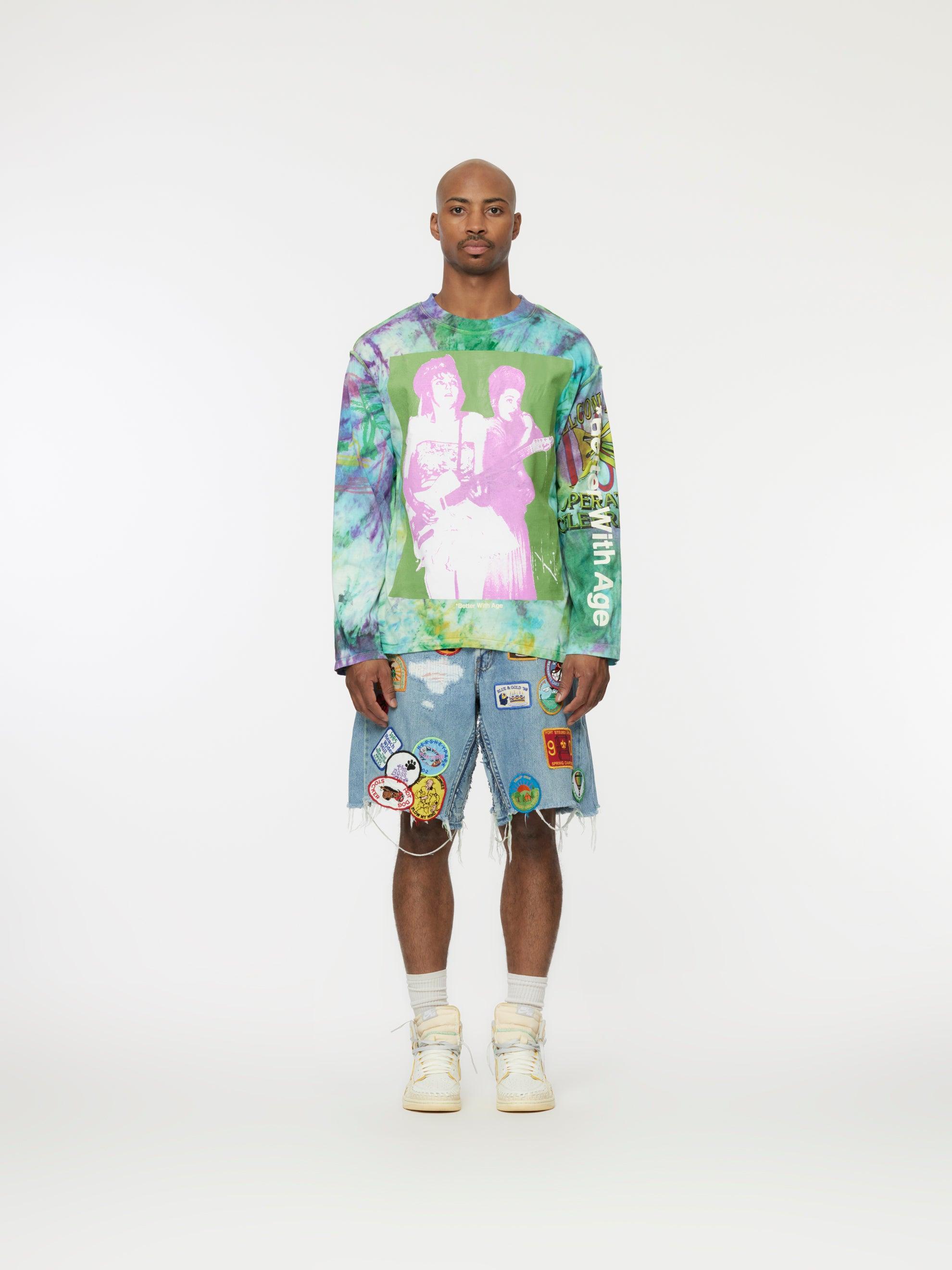 Encore Tie Dye Reversible L/S Tee Product Image