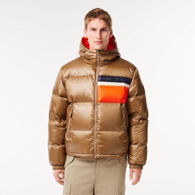 Men's Reversible Colorblock Accent Down Jacket Product Image