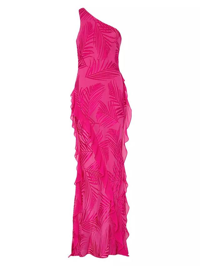 Ryanna Asymmetric Chiffon Gown Product Image