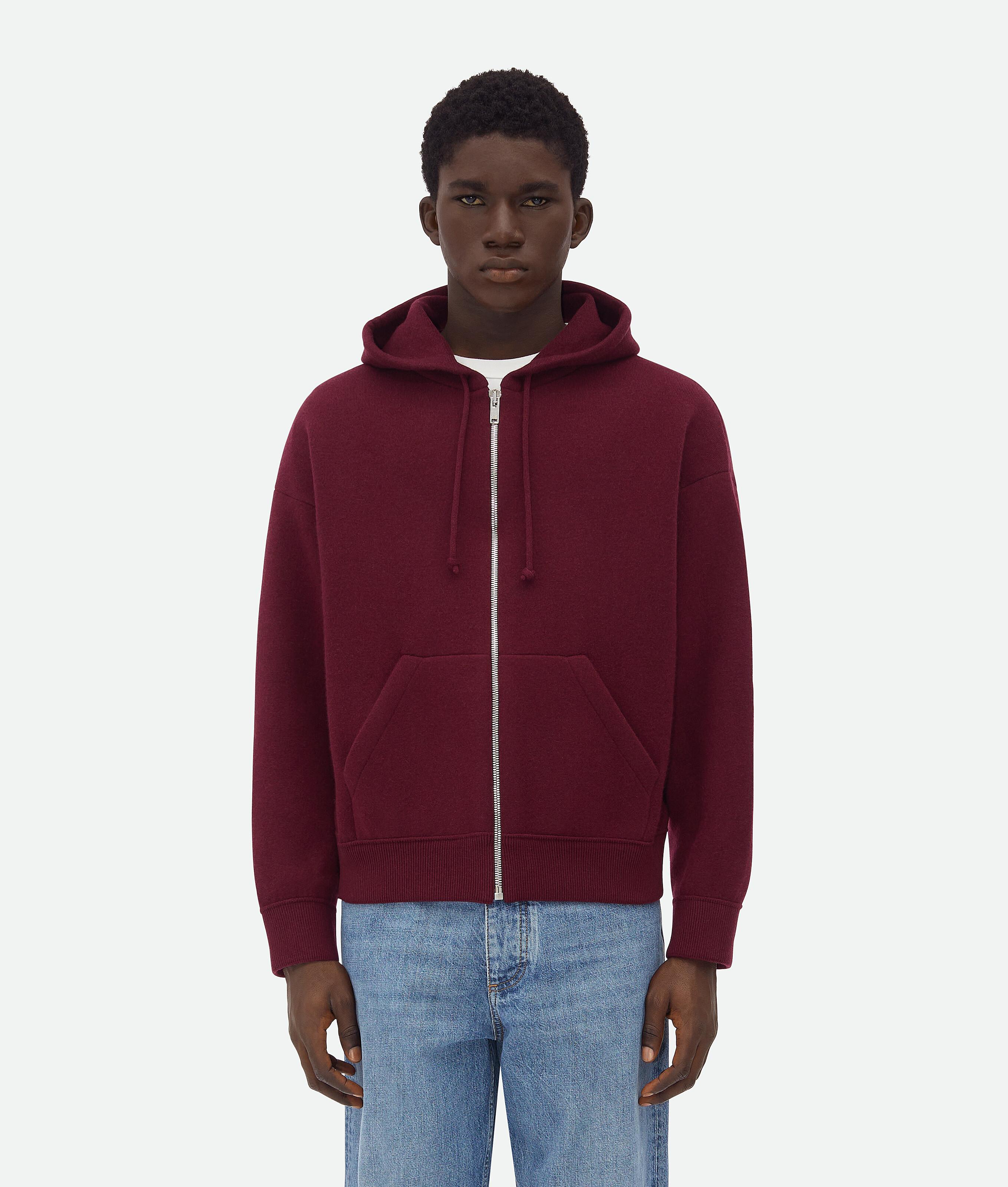 Men's Cashmere Jumper in Merlot Product Image