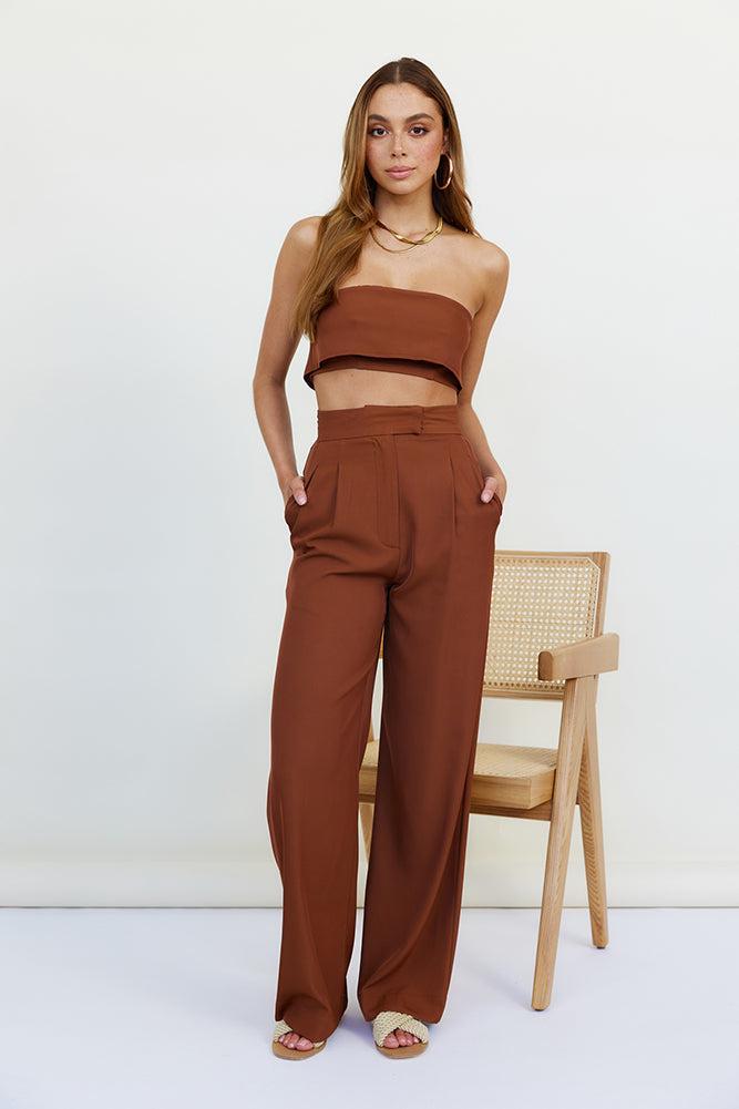 Solaris Pants Brown Product Image