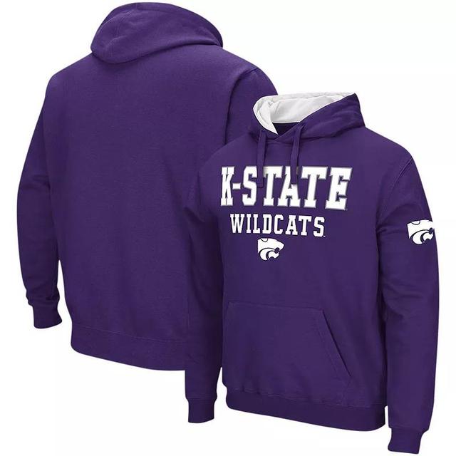 Mens Colosseum Purple Kansas State Wildcats Sunrise Pullover Hoodie Product Image