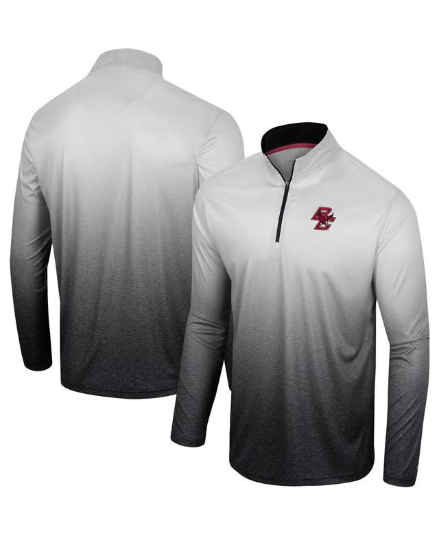 Mens Colosseum White Boston College Eagles Laws of Physics Quarter-Zip Windshirt - White Product Image