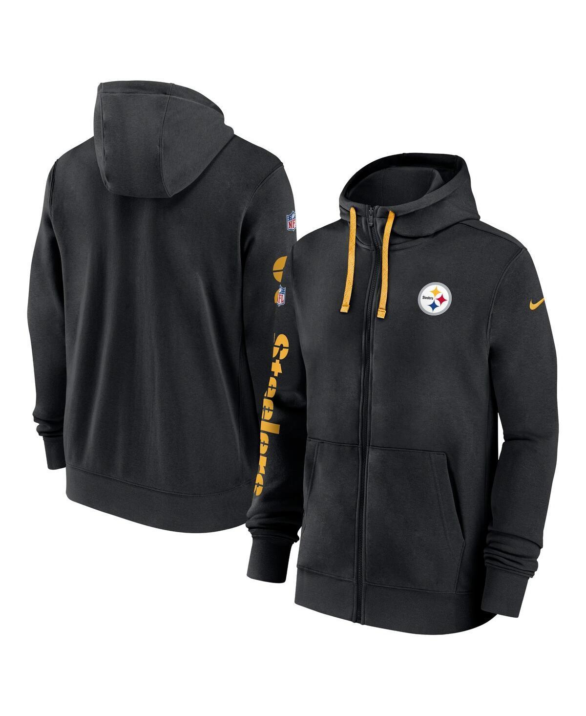 Pittsburgh Steelers Sideline Team Issue Club Nike Men's Full Zip Hoodie Product Image