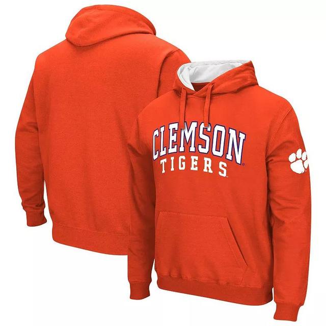 Mens Colosseum Clemson Tigers Double Arch Pullover Hoodie Product Image