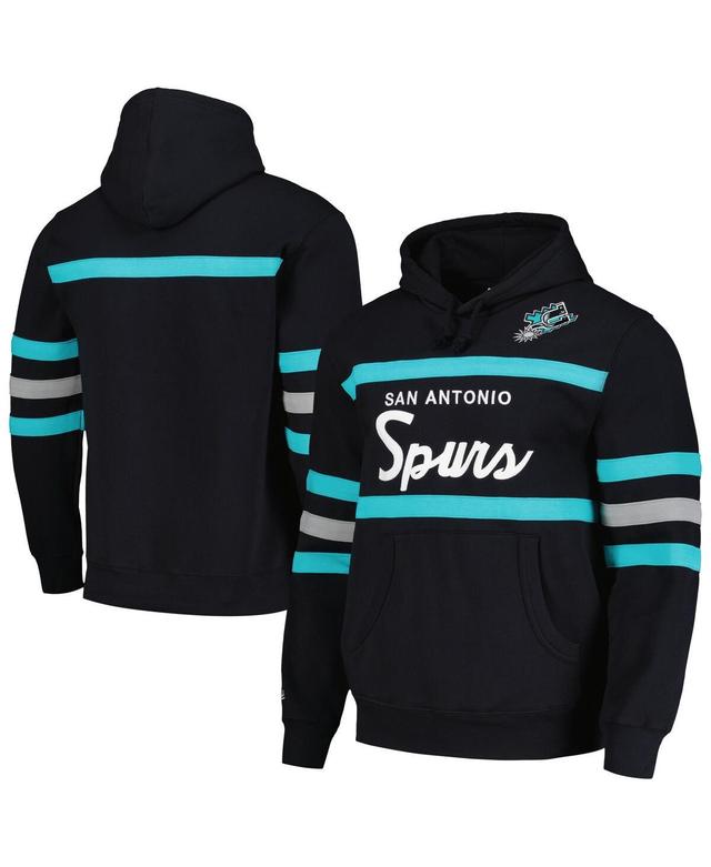 Mens Mitchell & Ness San Antonio Spurs Head Coach Pullover Hoodie Product Image