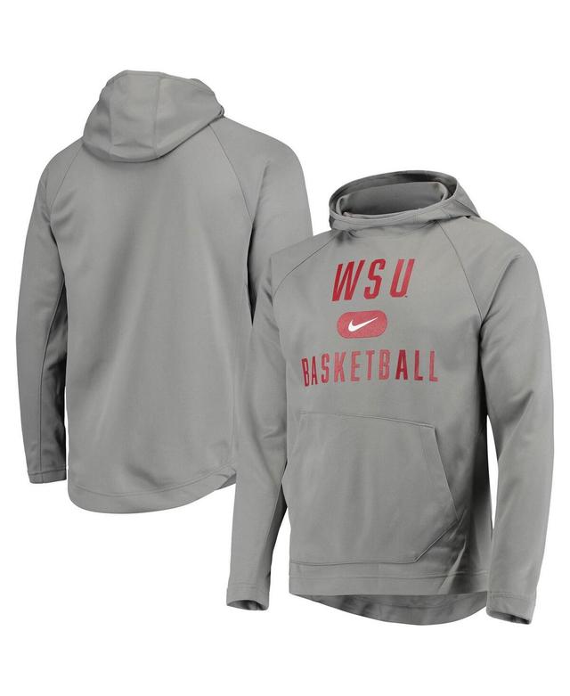 Mens Nike Charcoal Washington State Cougars Spotlight Performance Raglan Pullover Hoodie Product Image