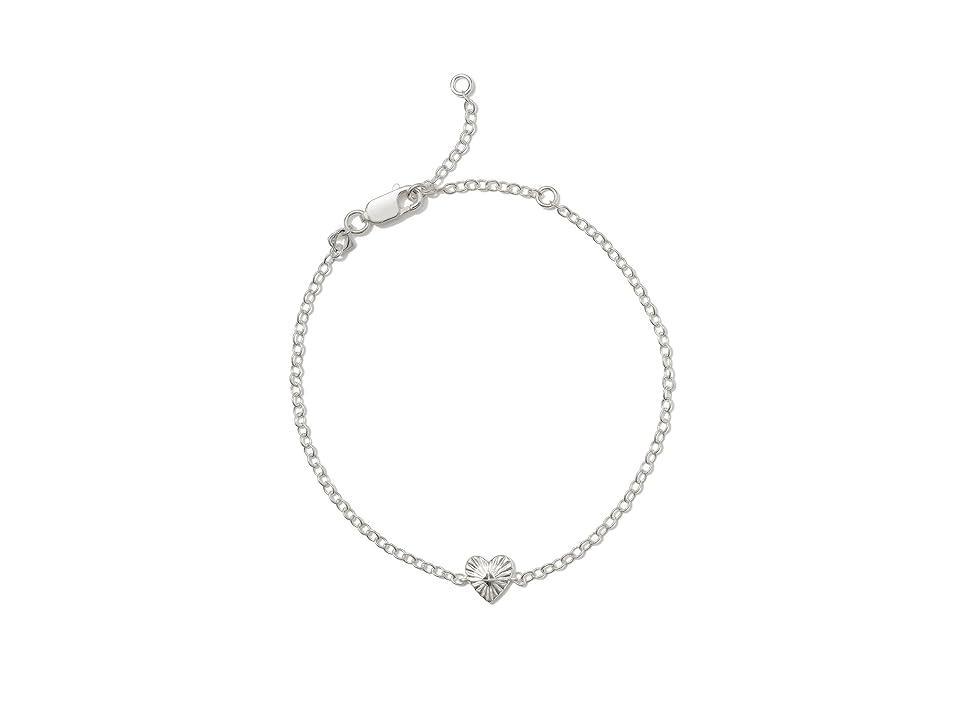 Kendra Scott Maia Heartburst Delicate Bracelet (Sterling ) Bracelet Product Image