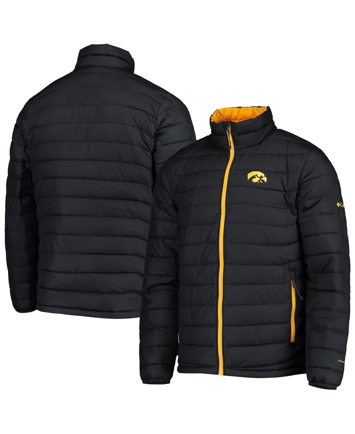 Mens Columbia Iowa Hawkeyes Powder Lite Omni-Heat Reflective Full-Zip Jacket Product Image