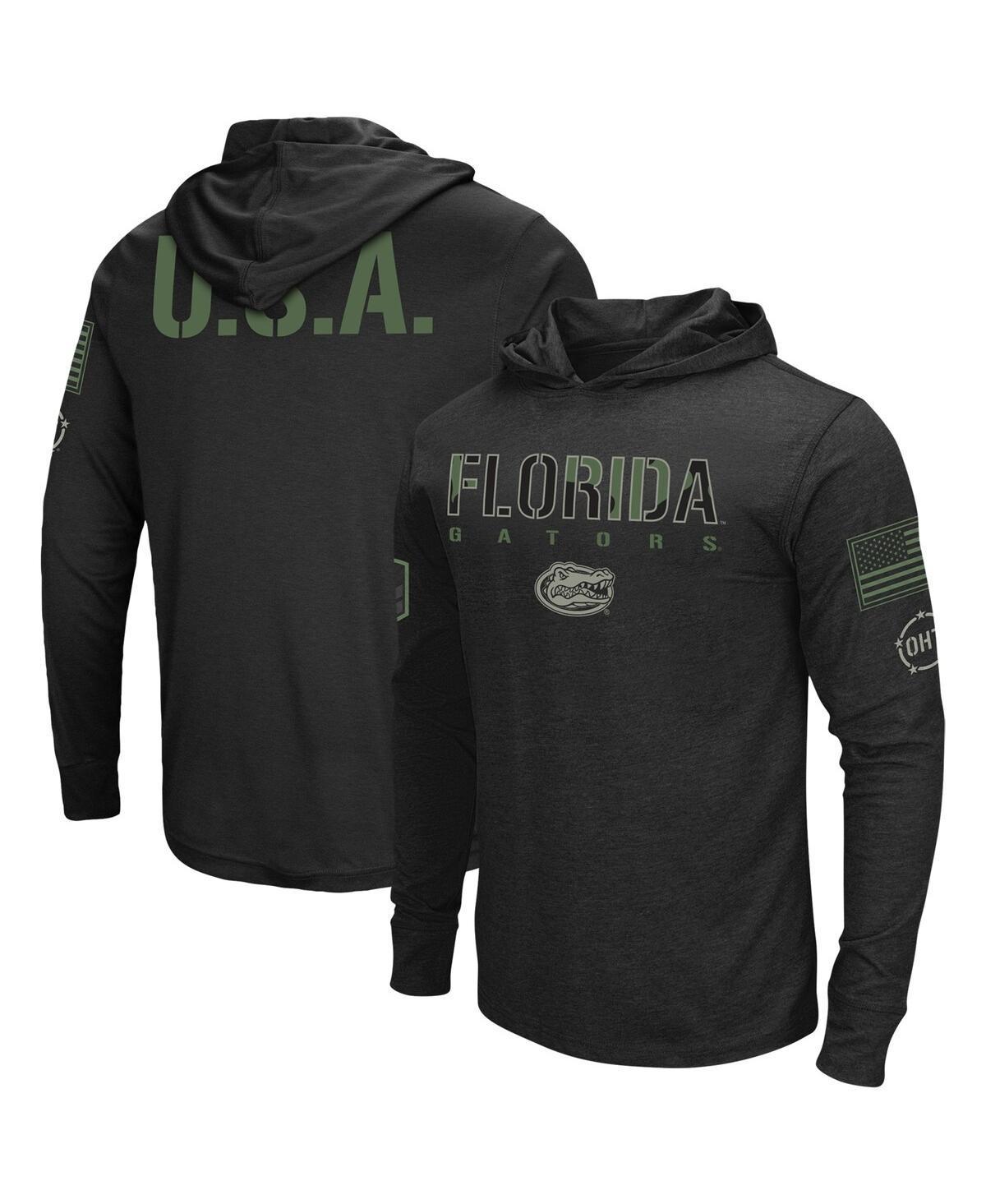 Mens Colosseum Black Florida Gators Big and Tall Oht Military-Inspired Appreciation Tango Long Sleeve Hoodie T-shirt Product Image