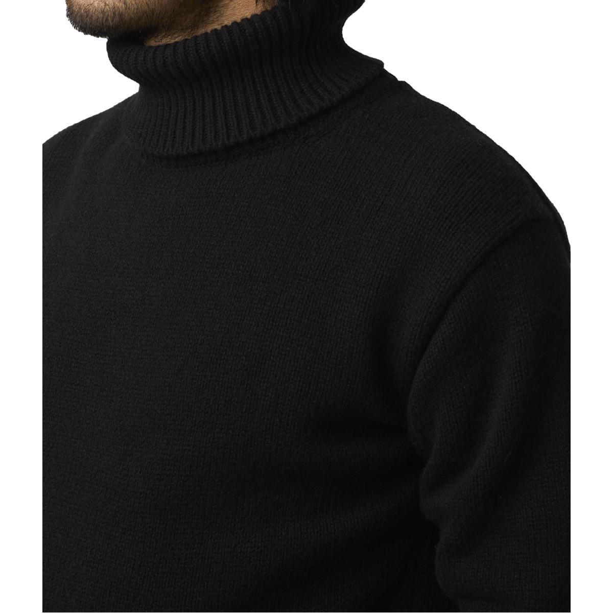 Turtleneck Sweater Deep Black Product Image