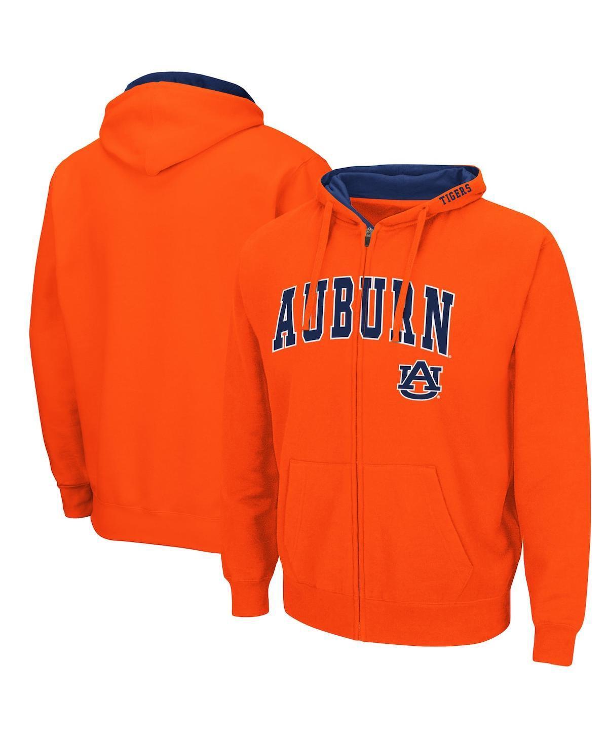 Mens Colosseum Auburn Tigers Arch & Logo 3.0 Full-Zip Hoodie Product Image