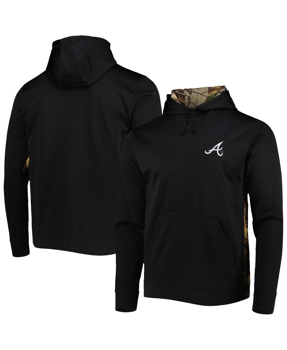 Mens Dunbrooke Black Atlanta Braves Ranger Pullover Hoodie - Black Product Image