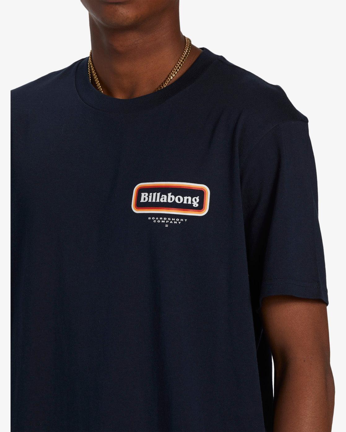 Walled T-Shirt - Navy Male Product Image