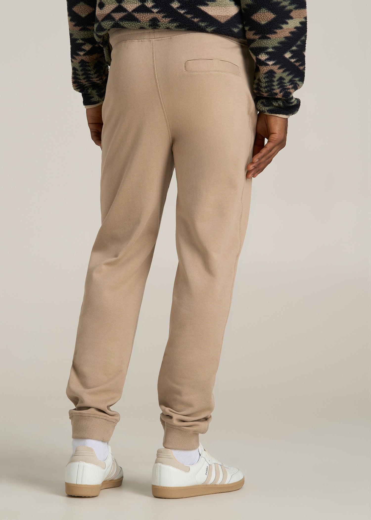 Wearever 2.0 French Terry Joggers for Tall Men in Light Camel Male Product Image