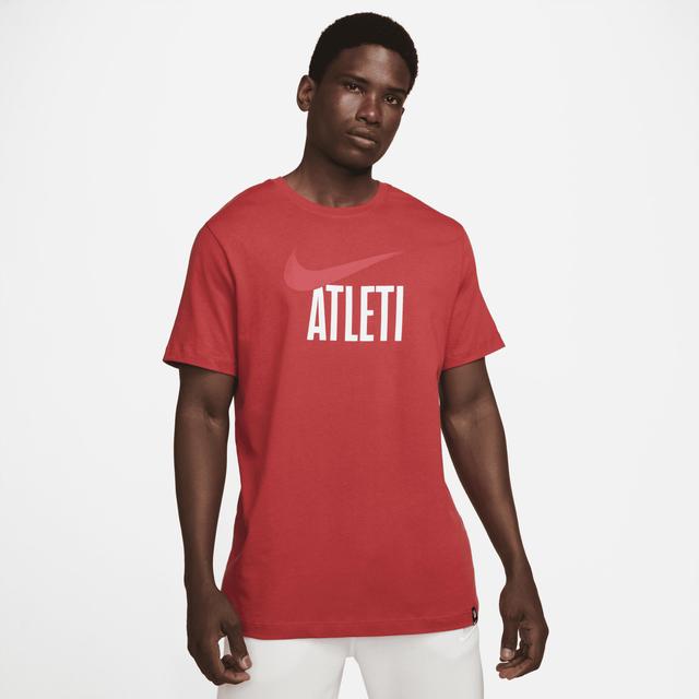 Mens Nike Red Atletico de Madrid Swoosh T-shirt Product Image