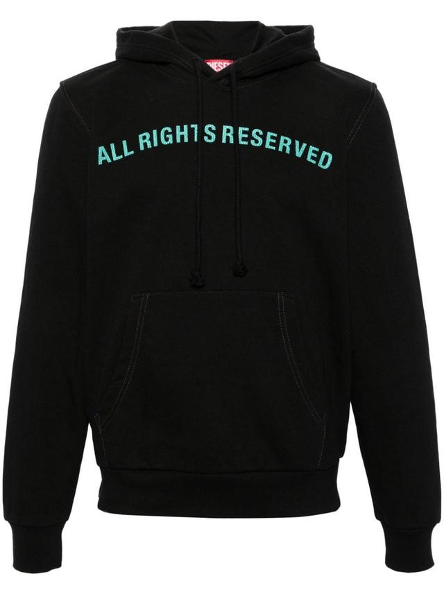 S-ginn-hood Graphic-print Hoodie In Black Product Image