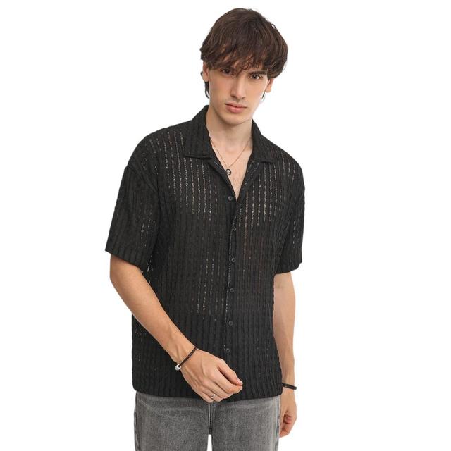 Campus Sutra Mens Tartan Plaid Shirt Product Image