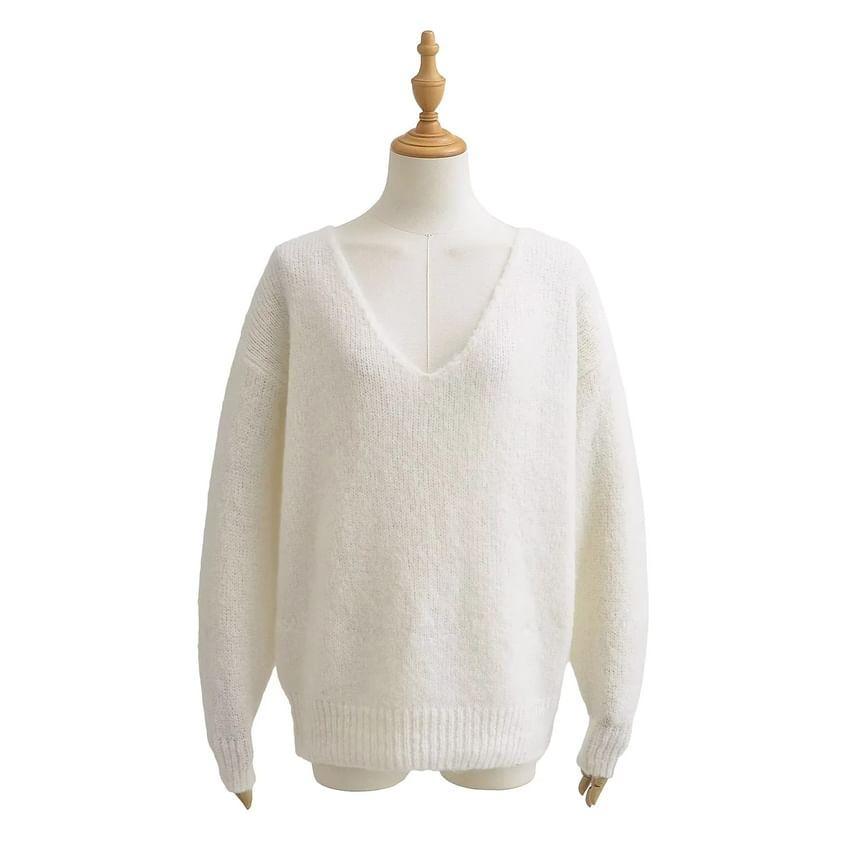 V-Neck Oversized Sweater product image