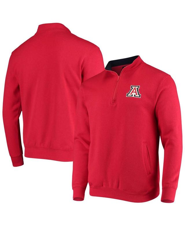 Mens Colosseum Red Arizona Wildcats Tortugas Logo Quarter-Zip Jacket Product Image