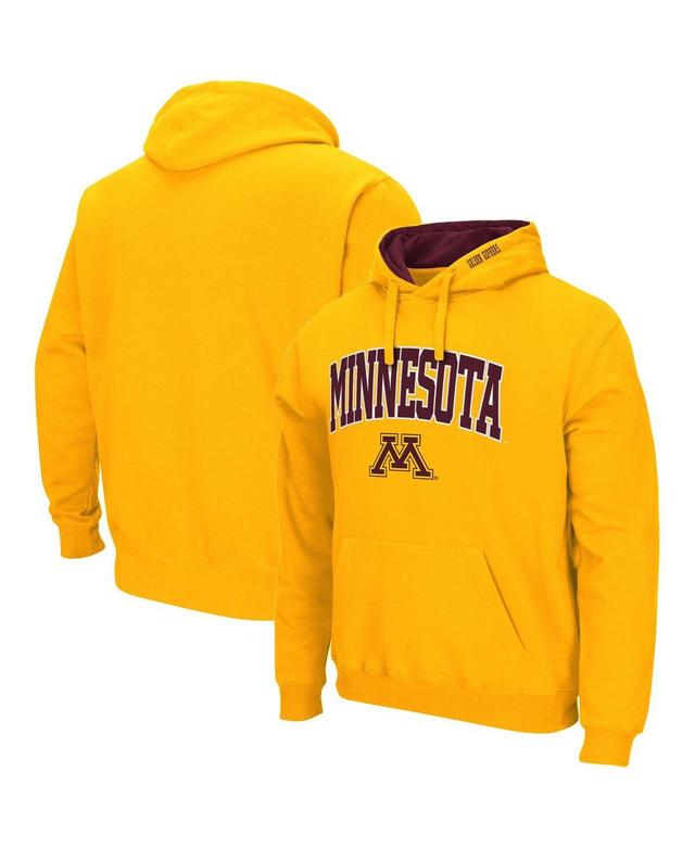 Mens Colosseum Minnesota en Gophers Arch & Logo 3.0 Pullover Hoodie Product Image