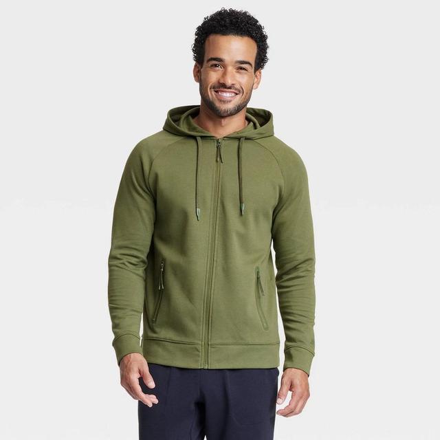 Mens Ponte Full-Zip Hoodie - All In Motion XL Product Image