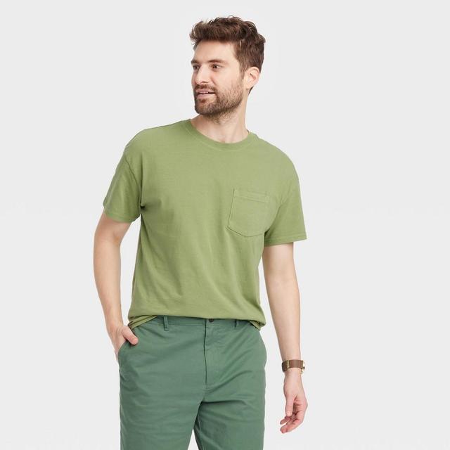 Mens Short Sleeve Crewneck T-Shirt - Goodfellow & Co Helicopter M Product Image