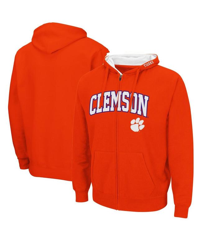 Mens Orange Clemson Tigers Arch Logo 3.0 Full-Zip Hoodie Product Image