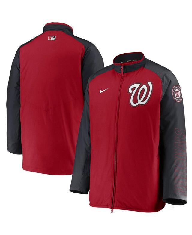 Mens Nike Red Washington Nationals Authentic Collection Dugout Full-Zip Jacket - Red Product Image