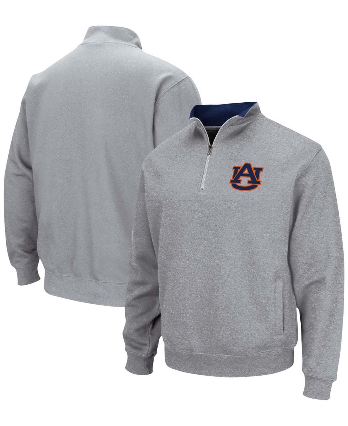 Mens Colosseum Heathered Gray Baylor Bears Tortugas Team Logo Quarter-Zip Jacket Product Image