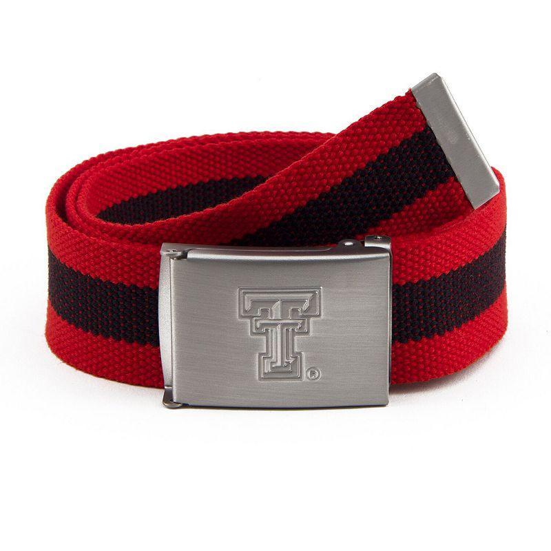 Mens Texas Tech Red Raiders Fabric Belt Product Image