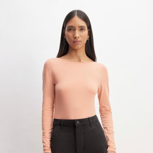 Womens Supima Form Scoop-Back T-Shirt by Everlane Product Image