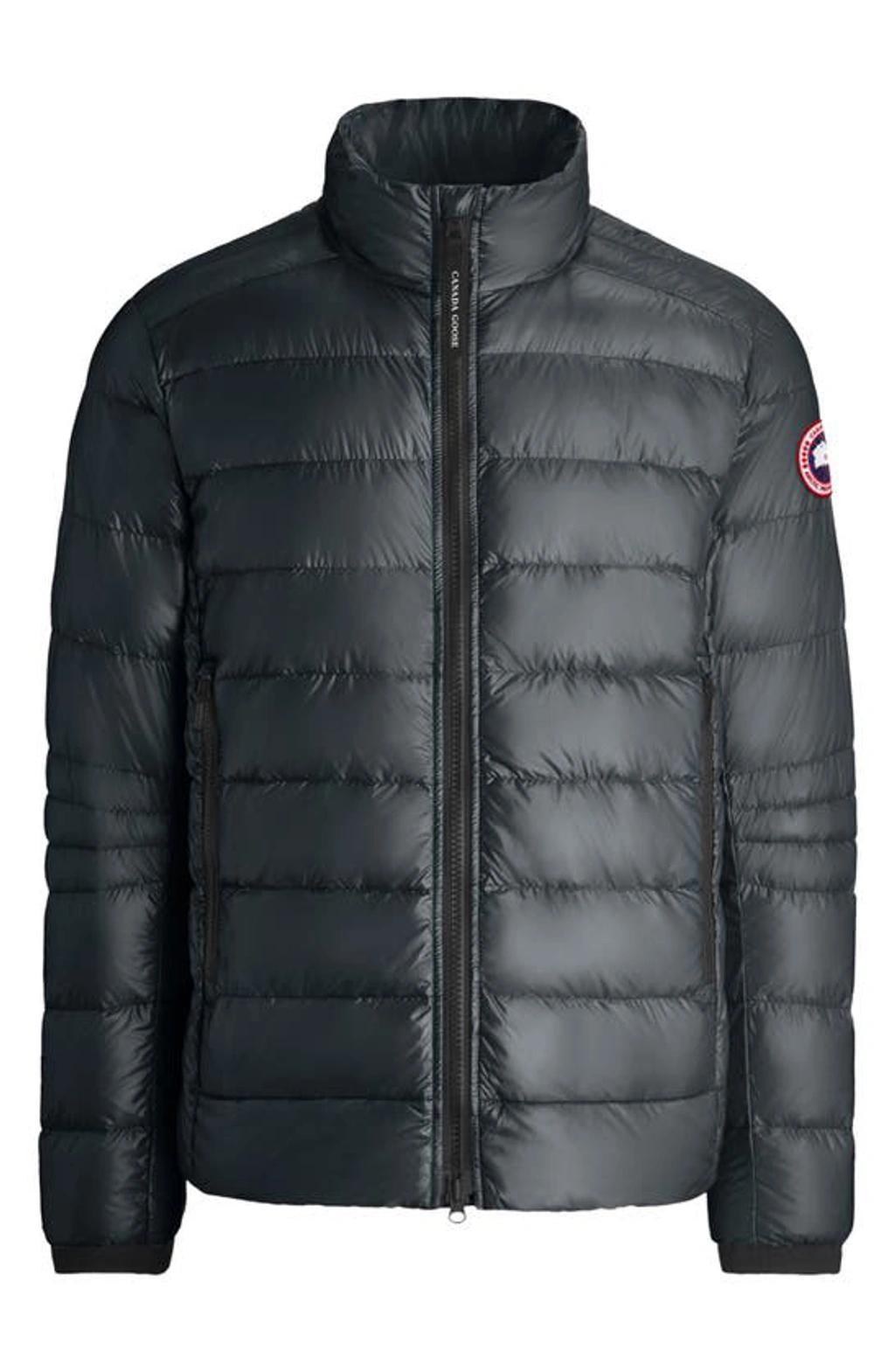 CANADA GOOSE Crofton Packable 750 Fill Power Down Hooded Jacket In Carbon Product Image