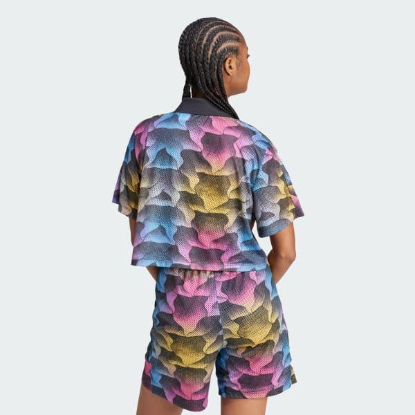 Tiro Print Mesh Summer Shirt Product Image