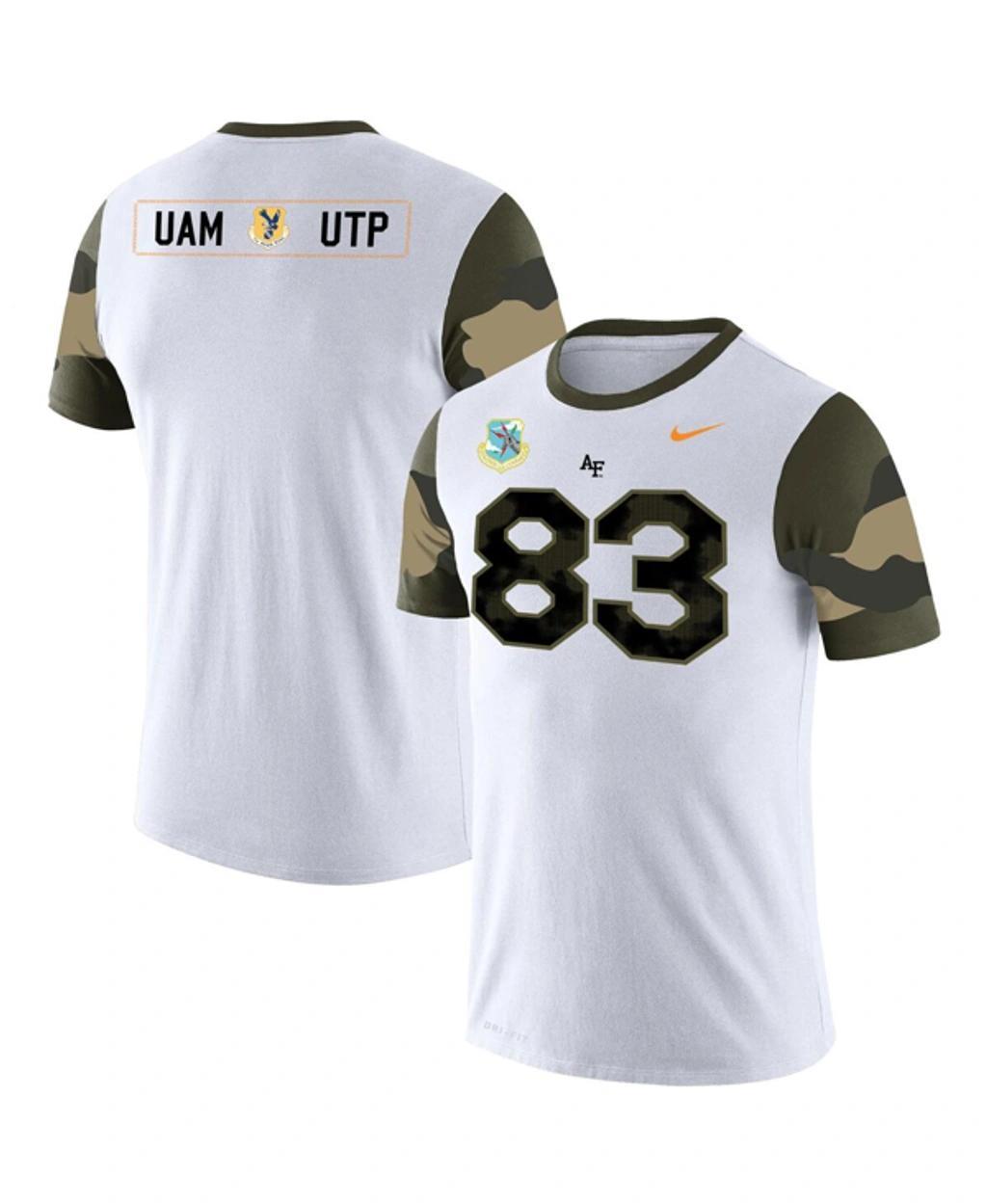 NIKE Men's White Air Force Falcons B-52 Jersey Replica T-shirt Product Image