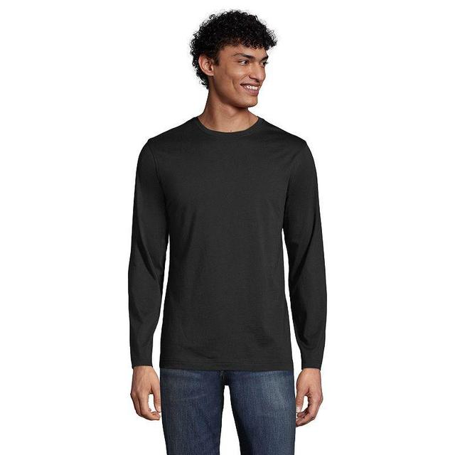 Big & Tall Lands End Classic-Fit Supima Tee, Mens Product Image