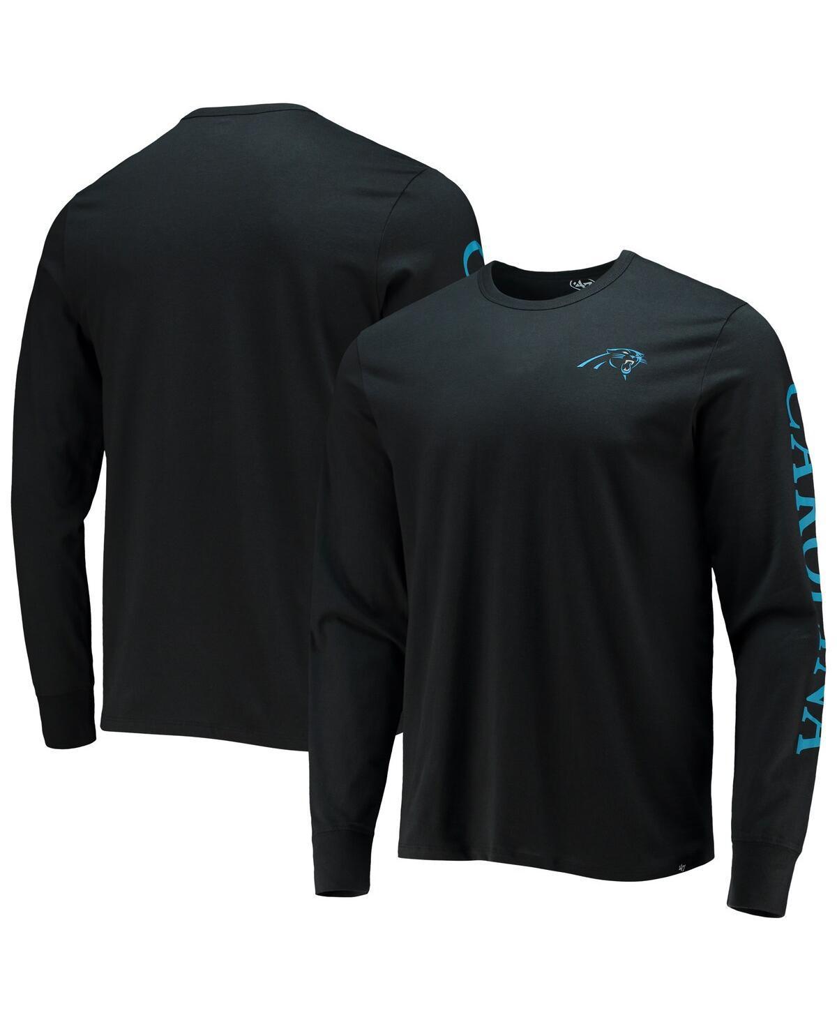 Mens 47 Black Carolina Panthers Franklin Long Sleeve T-shirt Product Image