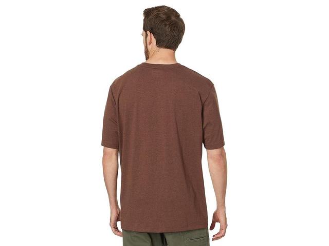 Carhartt Loose Fit Heavyweight Short-Sleeve Pocket T-Shirt (Mocha Heather) Men's T Shirt Product Image