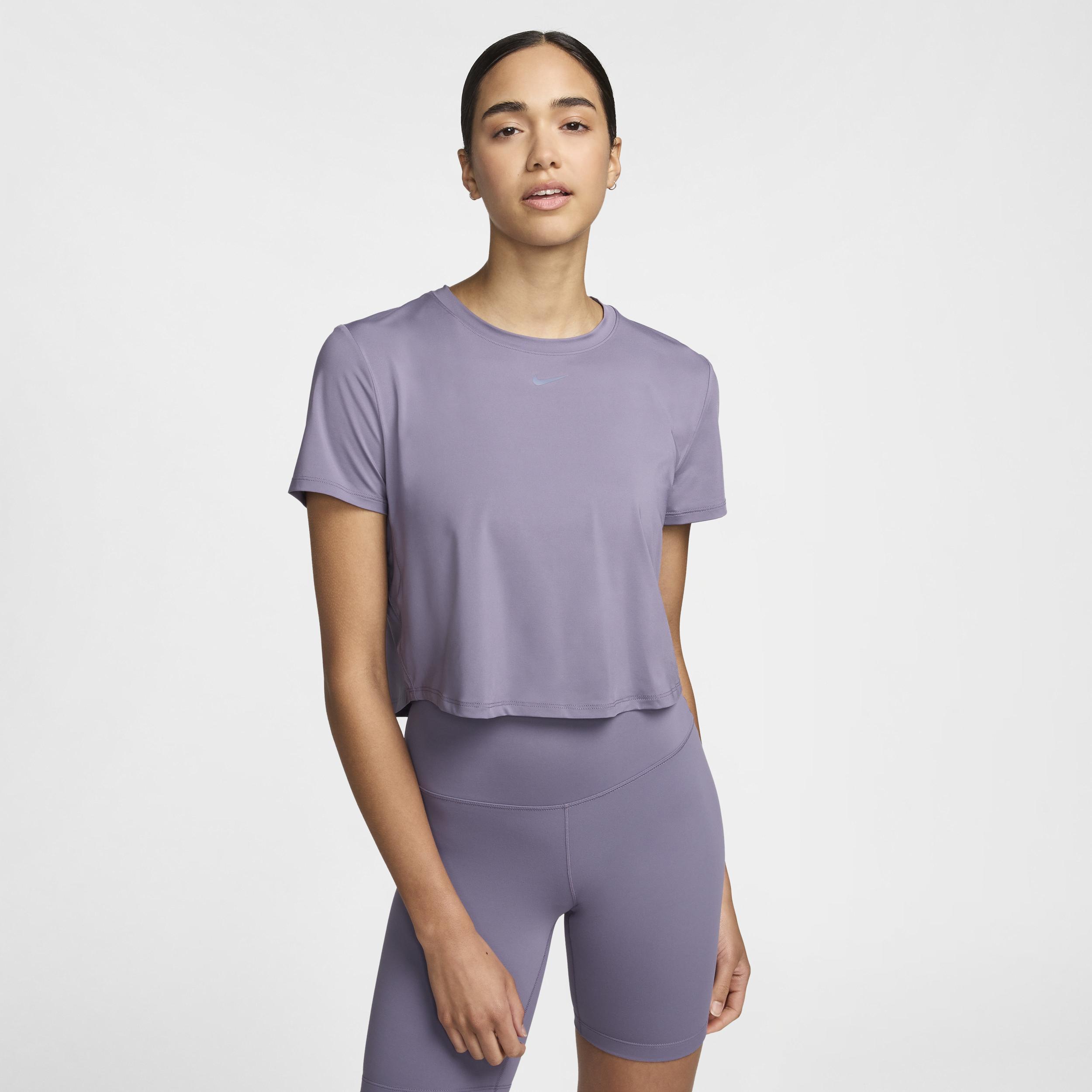 Nike One Classic Women's Dri-FIT Short-Sleeve Cropped Top Product Image