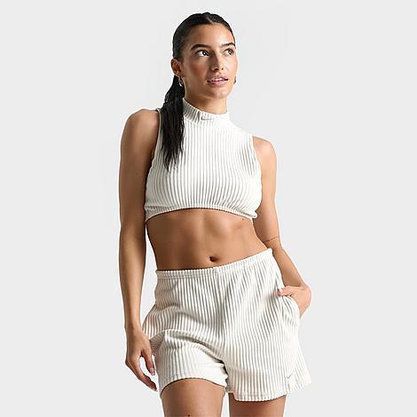 Women's Nike Sportswear Chill Knit Tight Mock-Neck Ribbed Cropped Tank Top Product Image