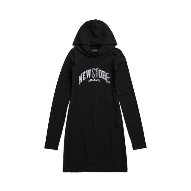 Women's Greene Street Hooded Dress in Black Product Image