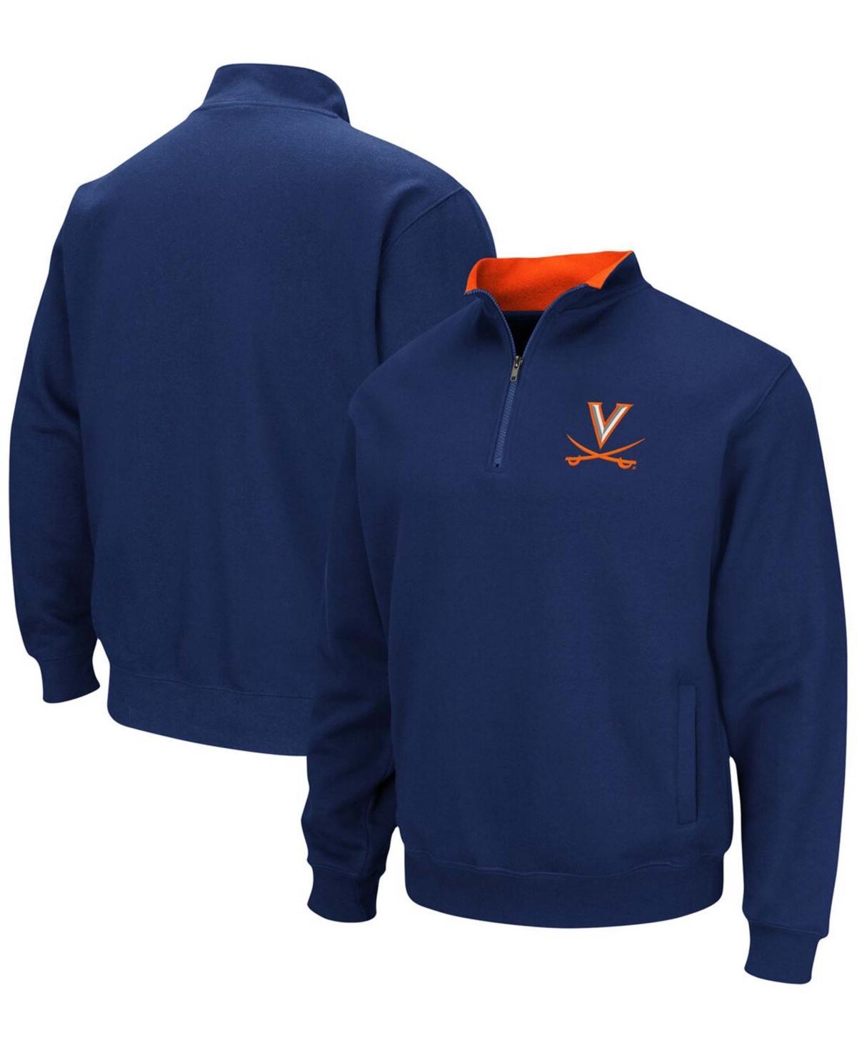 Mens Colosseum Virginia Cavaliers Tortugas Team Logo Quarter-Zip Jacket Blue Product Image