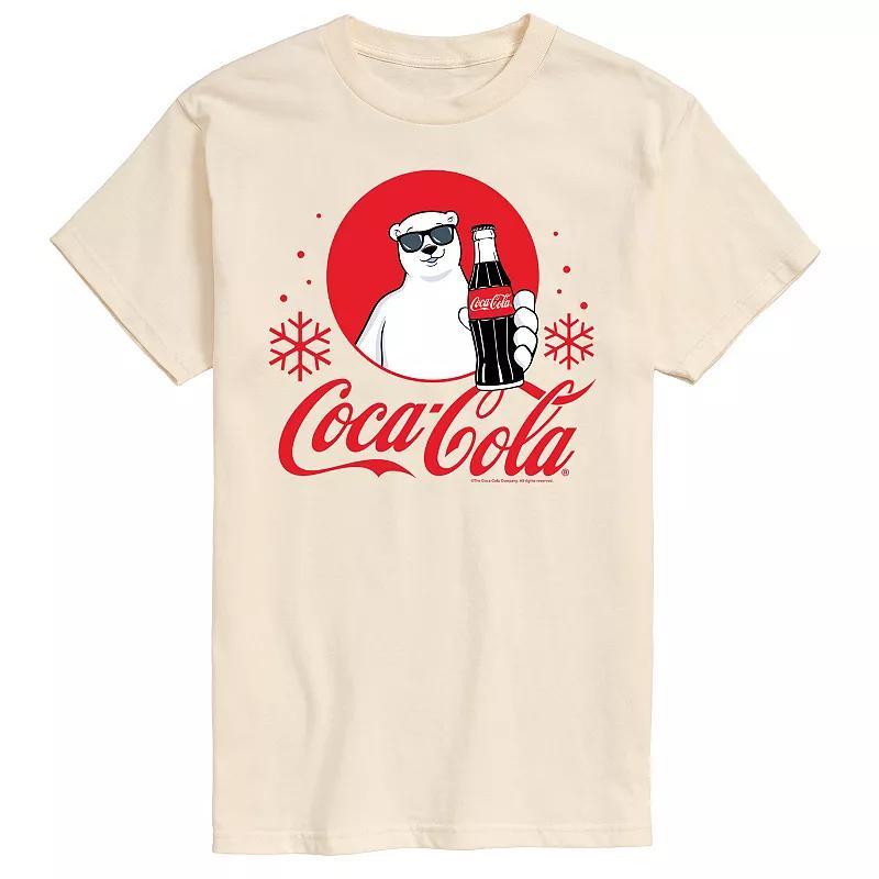 Big & Tall Coca-Cola Polar Bear Graphic Tee, Mens Blue Product Image