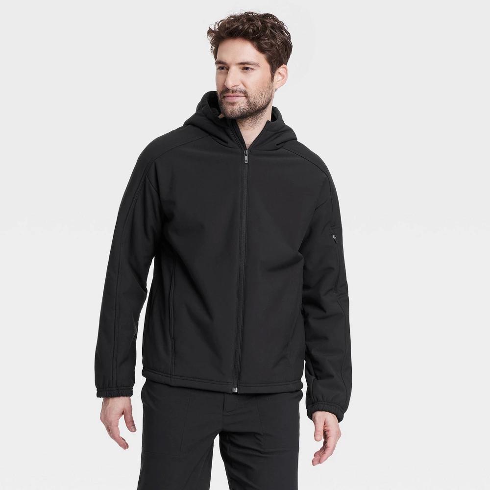 Mens High Pile Fleece Lined Jacket - All In Motion Black M Product Image