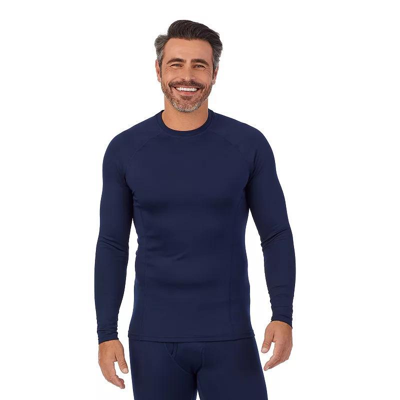 Mens Cuddl Duds Heavyweight ArctiCore Performance Base Layer Crew Top Blue Blazer Product Image