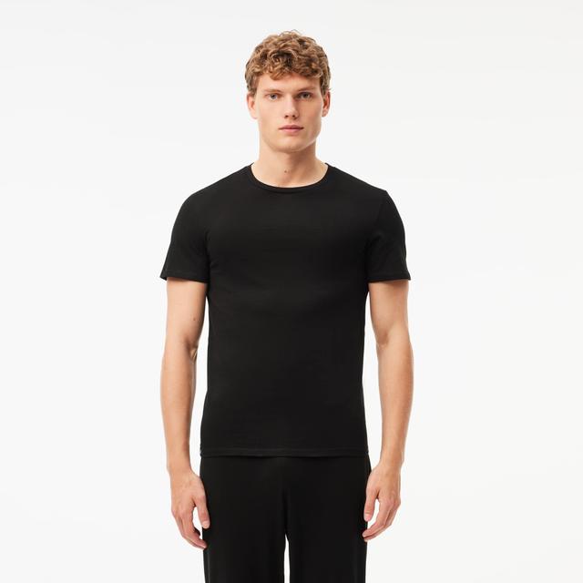 Men's Crew Neck Cotton Loungewear T-Shirt 3-Pack Product Image